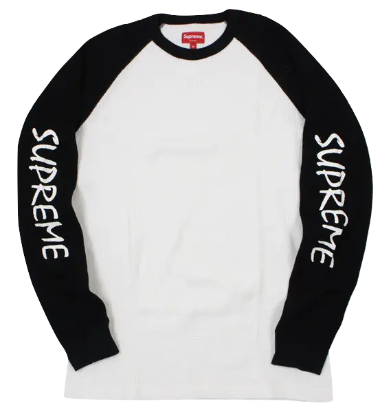 Supreme Shield Waffle Thermal - Black Supreme