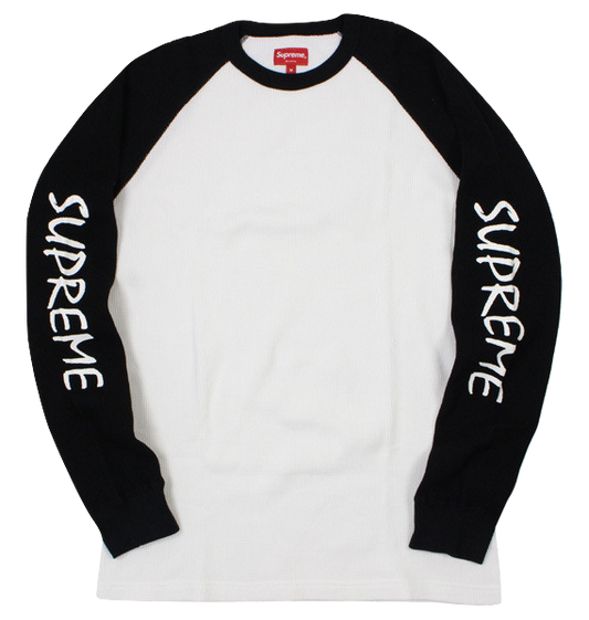 Supreme Shield Waffle Thermal - Black - Used Supreme