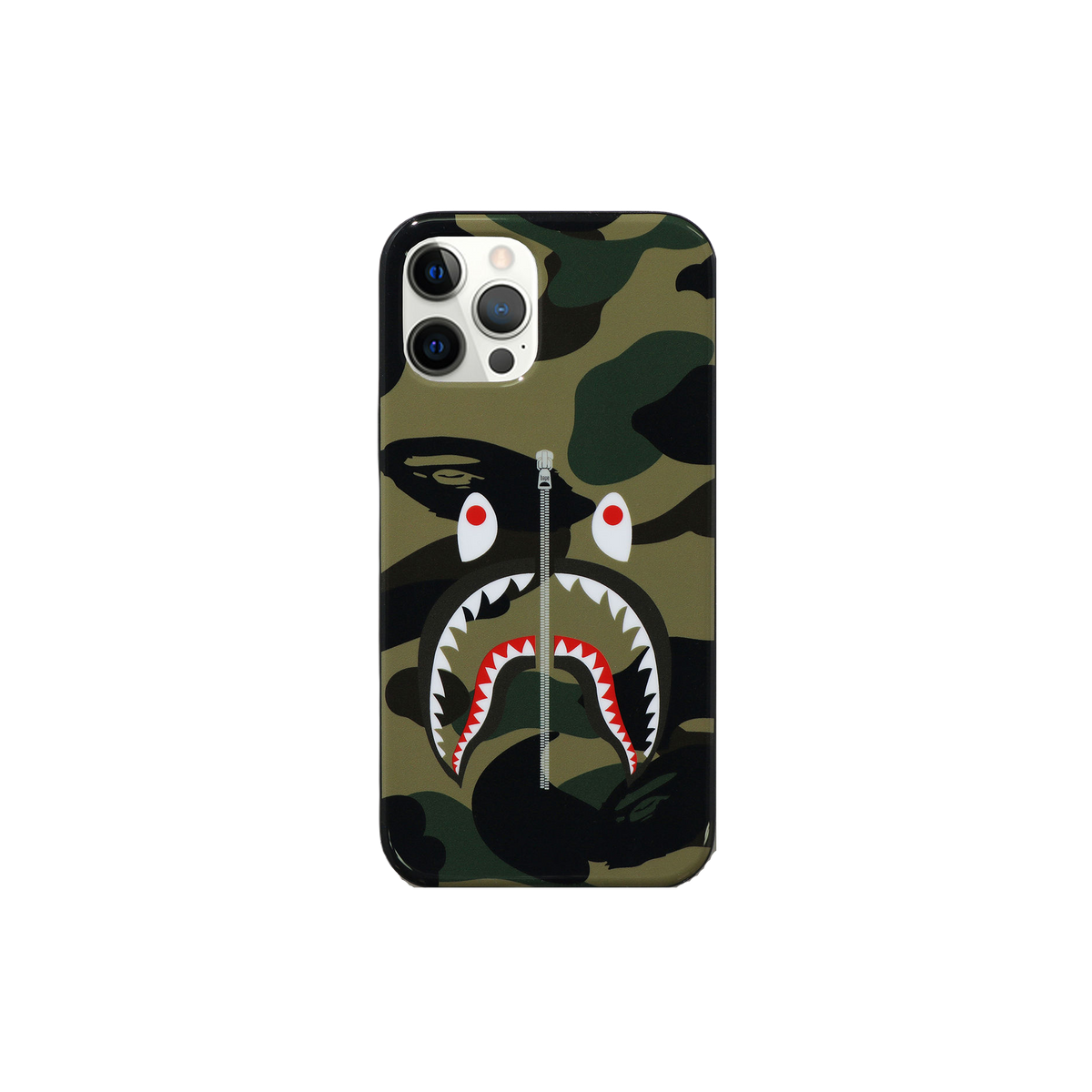 A Bathing Ape 1st Camo Shark iPhone 12 / 12 Pro Case - Green Bape