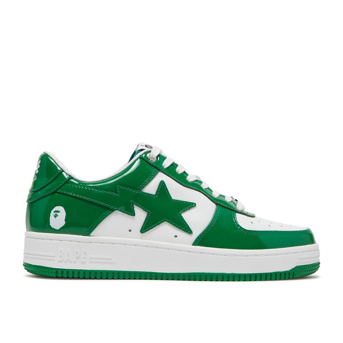 A Bathing Ape BAPESTA M2 Patent - Green Bape