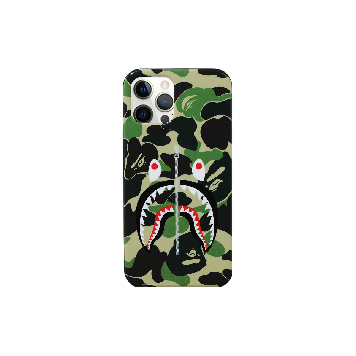 A Bathing Ape ABC Camo Shark iPhone 12 / 12 Pro Case - Green Bape