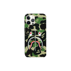 A Bathing Ape ABC Camo Shark iPhone 12 / 12 Pro Case - Green