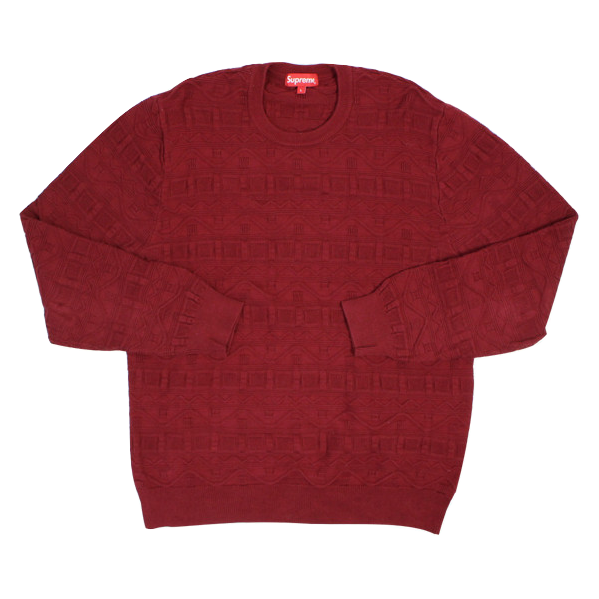Supreme jacquard sweater sales