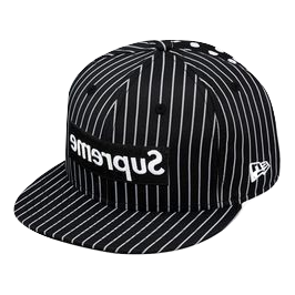 Supreme x CDG New Era Cap FW13 - Black - Used