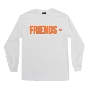 VLone Friends Long Sleeve - White VLone