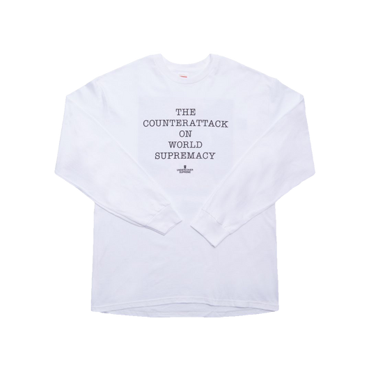 Supreme Undercover/Public Enemy Counterattack L/S Tee - White