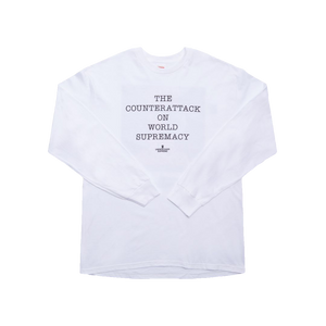 Supreme Undercover/Public Enemy Counterattack L/S Tee - White