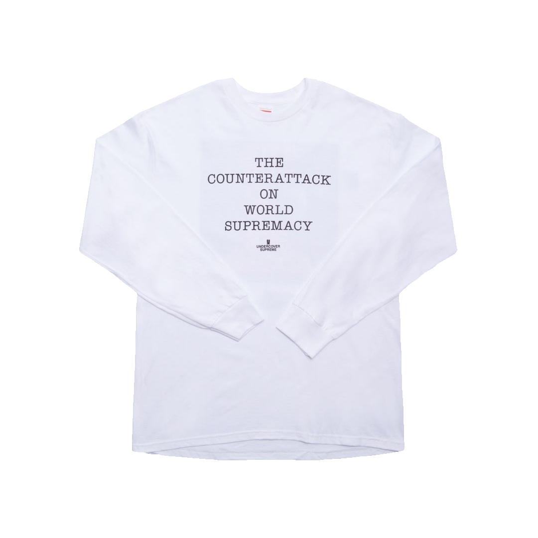 Supreme Undercover/Public Enemy Counterattack L/S Tee - White