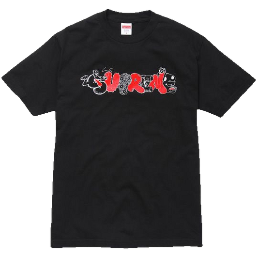 Supreme x Original Fake Kaws Tee - Black