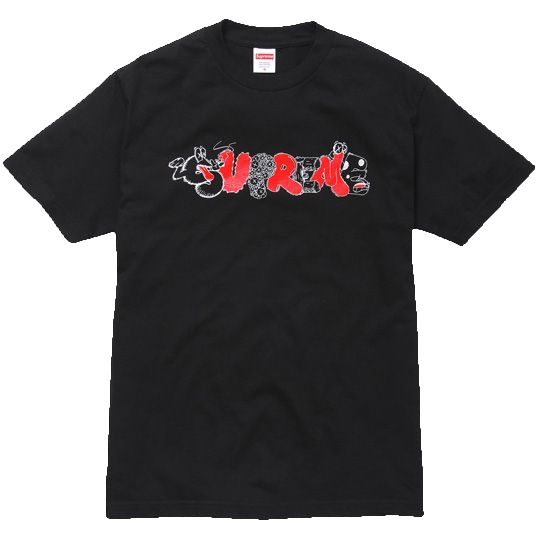 Supreme x Original Fake Kaws Tee - Black