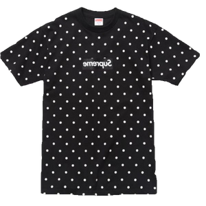 Supreme x CDG (Comme Des Garcons) Polka Dot Tee - Black-Consignment