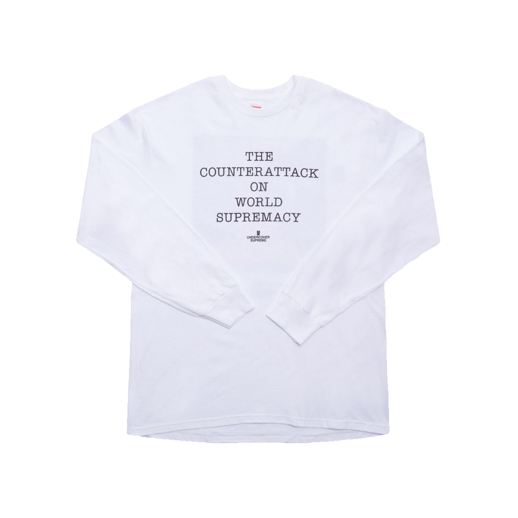 Supreme Undercover/Public Enemy Counterattack L/S Tee - White - Used