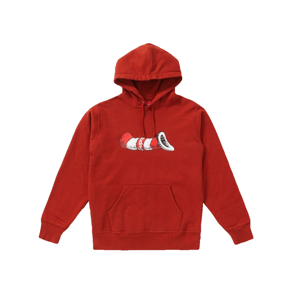 Supreme/Dr.Seuss Cat In The Hat Hooded Sweatshirt - Rust