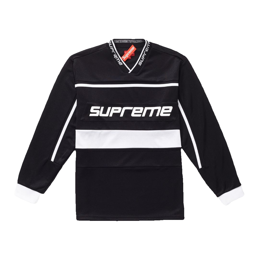 Supreme Warm Up Hockey Jersey - Black