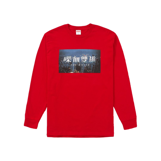 Supreme The Killer L/S Tee - Red - Used Supreme