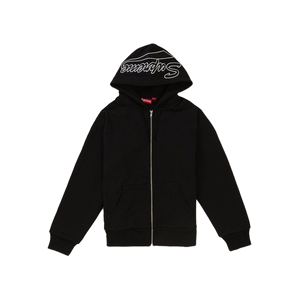 Supreme Thermal Zip Up Sweatshirt - Black