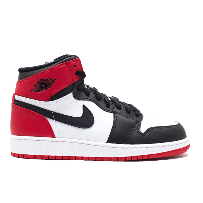 Air Jordan 1 Retro High OG BG GS - Black Toe 2016 - Used