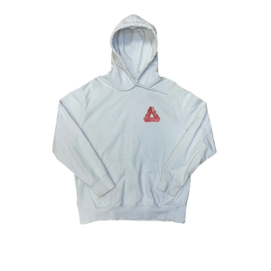 Palace P-3D Tri Ferg Hoodie - White/Red Palace
