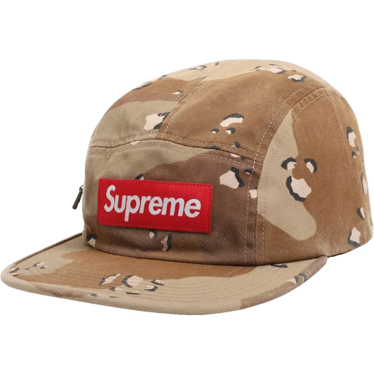 Supreme Side Zip Camp Cap - Desert Camo Supreme