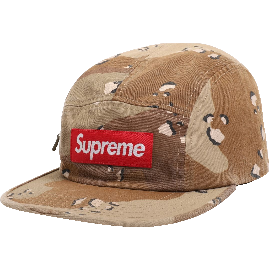 Supreme Side Zip Camp Cap - Desert Camo