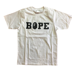 BAPE Happy New Year Spell Out Tee 2019 - White