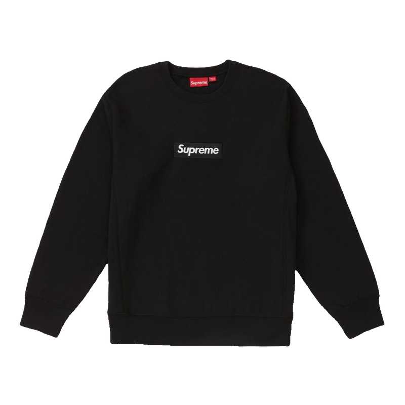 Supreme Box Logo Crewneck FW18 - Black – Grails SF