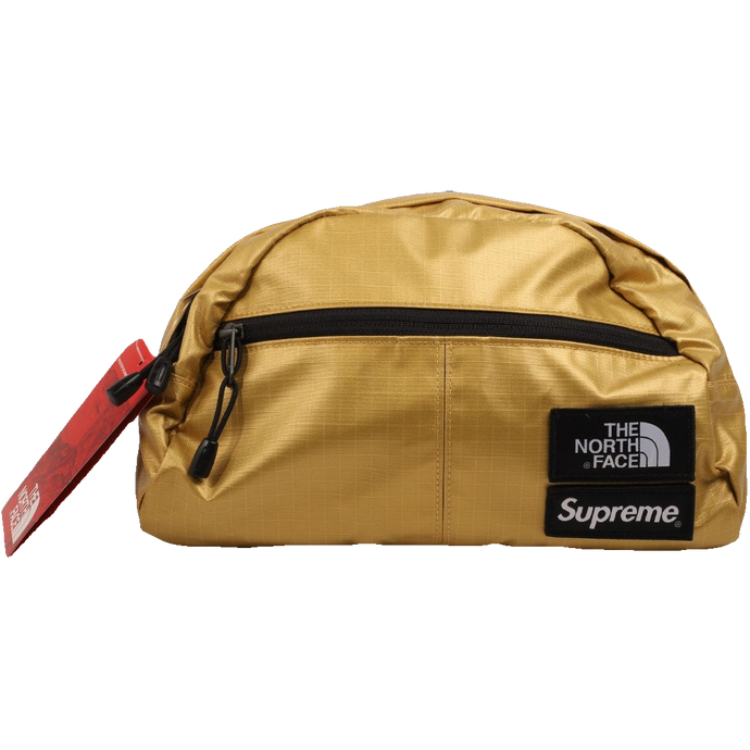 Supreme The North Face Metallic Roo II Lumbar Pack - Gold - Used