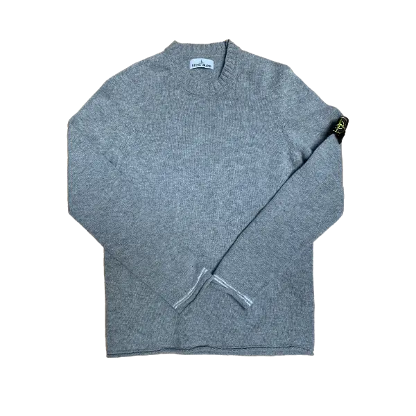 Stone Island Crewneck - Heather Grey - Used Stone Island
