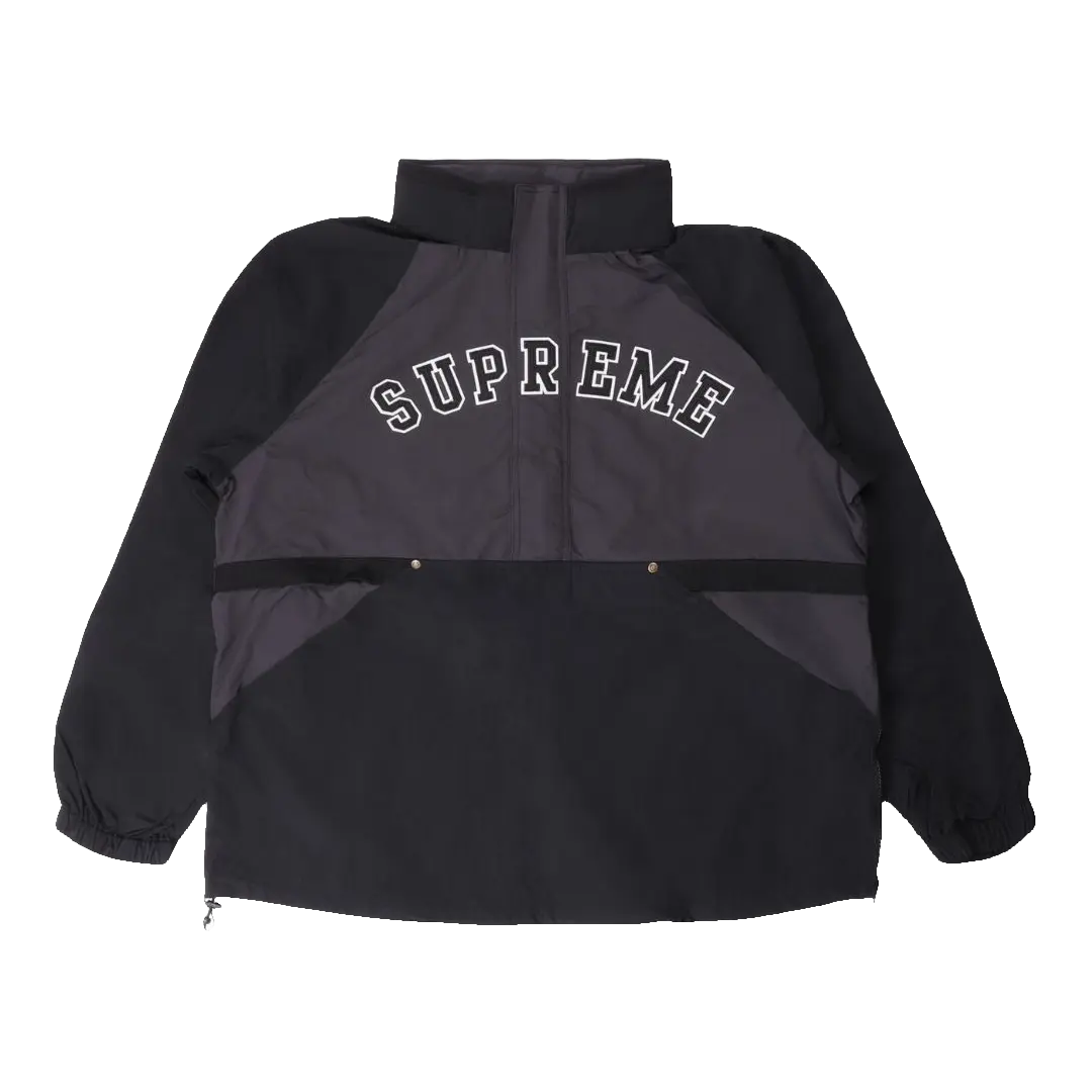 Supreme Court Half Zip Pullover - Black Supreme