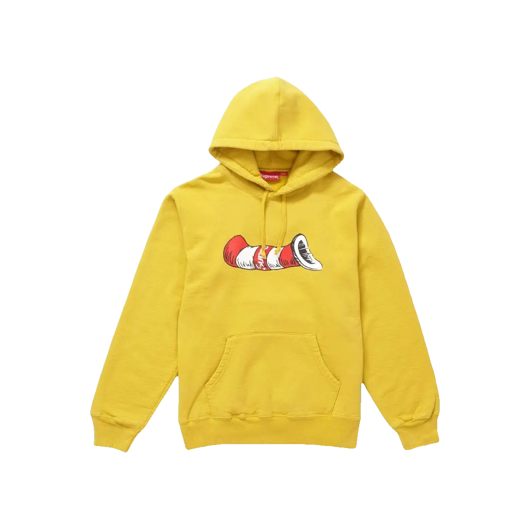 Supreme/Dr.Seuss Cat In The Hat Hooded Sweatshirt - Mustard Supreme