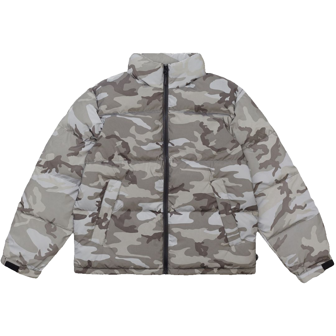 Supreme Reflective Camo Down Jacket - Snow Camo