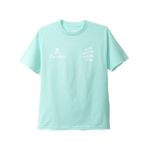 Anti Social Social Club x Neighborhood 911 Tee - Teal Anti Social Social Club