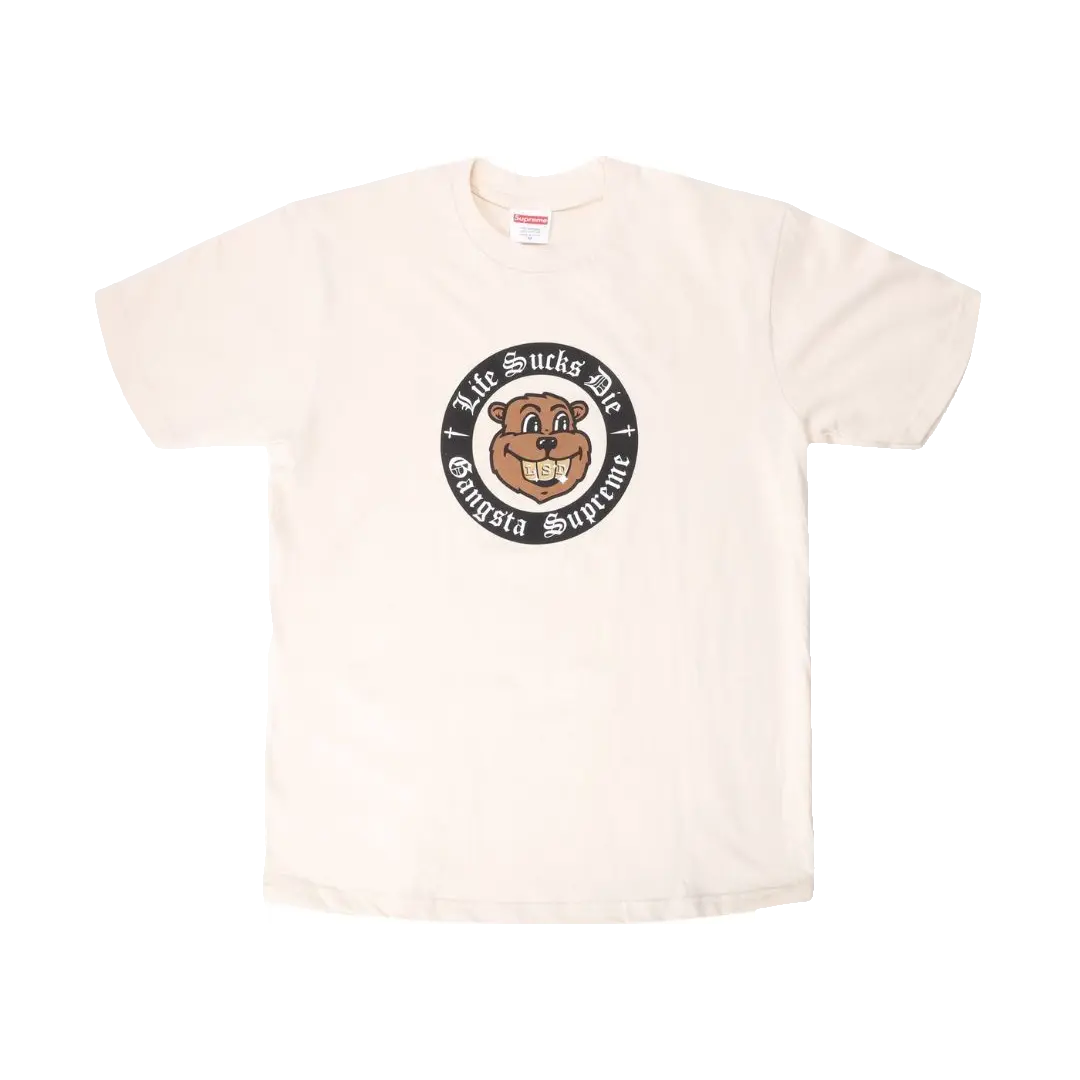 Supreme Life Sucks Die Tee - Natural Supreme