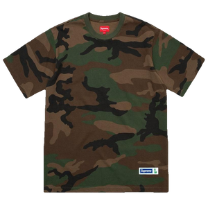 Supreme Athletic Label S/S Top - Woodland Camo - Used