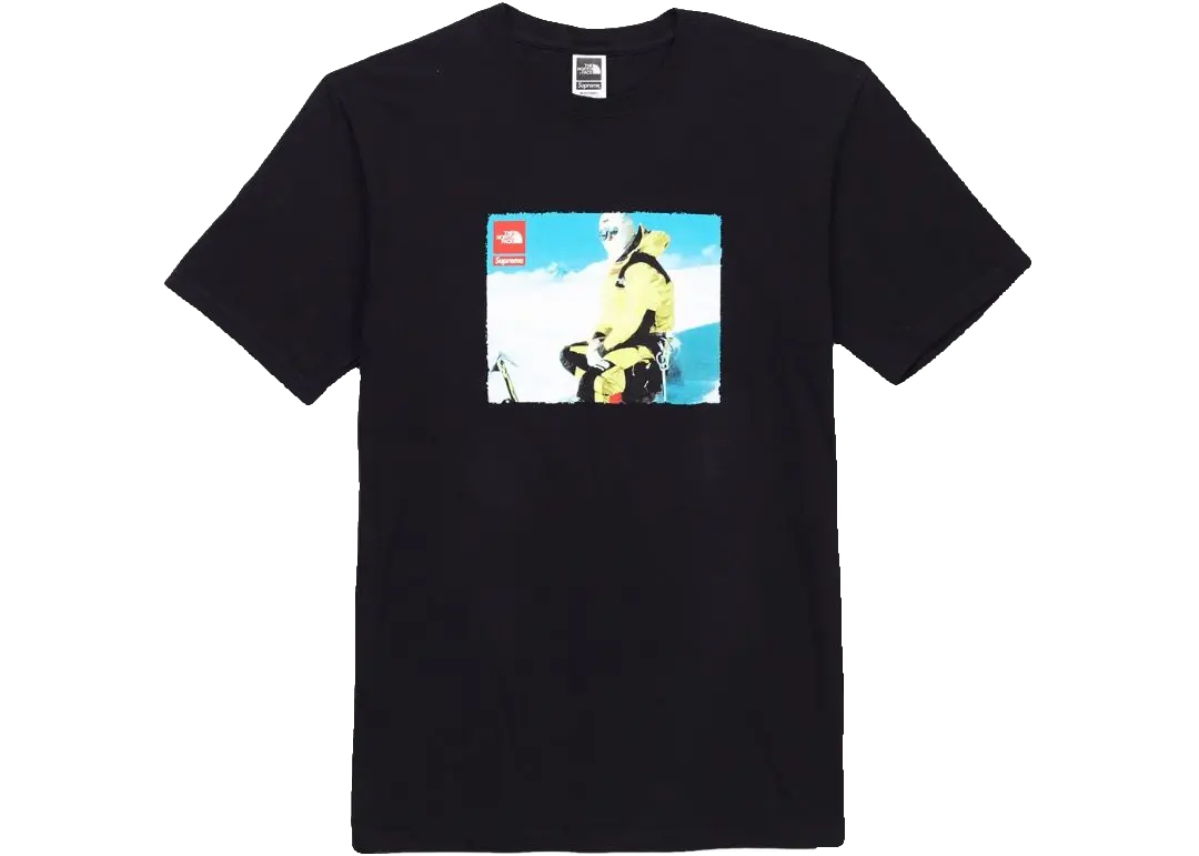 Supreme x TNF Photo Tee - Black - Used Supreme