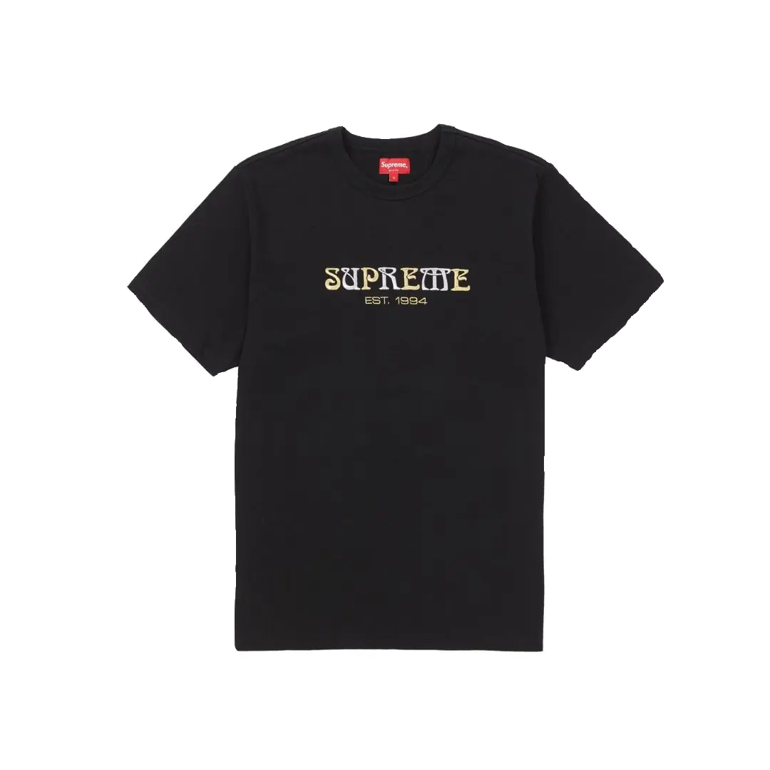 Supreme Nouveau Logo Tee Black Supreme
