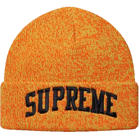 Supreme Melange Beanie - Orange Supreme