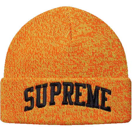 Supreme Melange Beanie - Orange