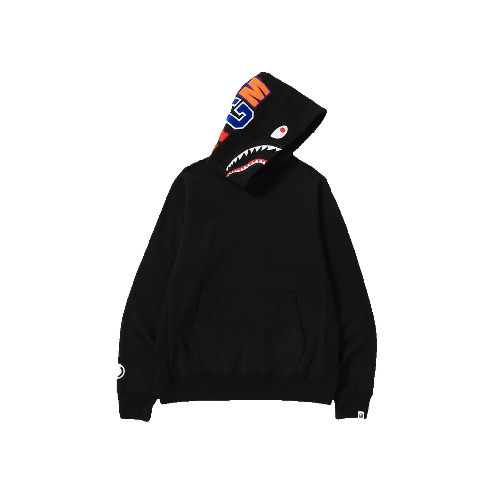 A Bathing Ape Shark Pullover Hoodie - Black - Used