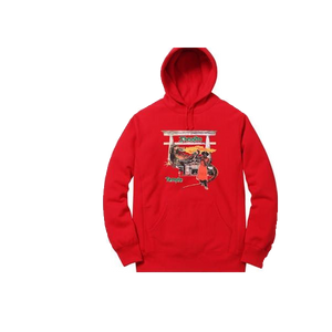 Supreme Barrington Levy Jah Life Shaolin Temple Hoodie - Red - Used