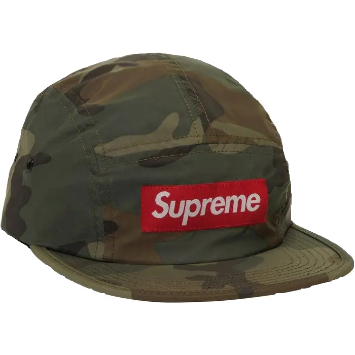 Supreme Reflective Camo Camp Cap - Olive Camo - Used Supreme