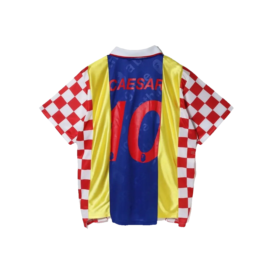 A Bathing Ape Checkered Game Jersey - Multicolor Bape