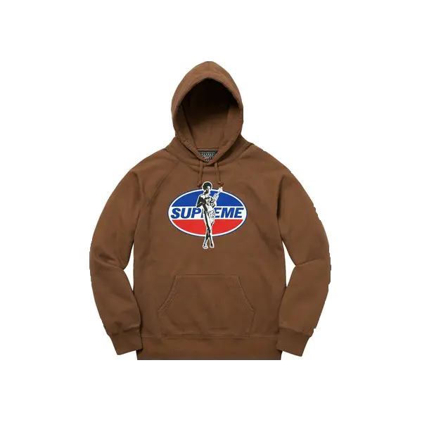 Supreme Hysteric Glamour Hoodie - Brown Supreme