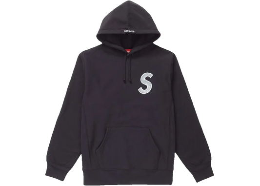 Supreme S Logo Hooded Sweatshirt FW18 - Black Supreme
