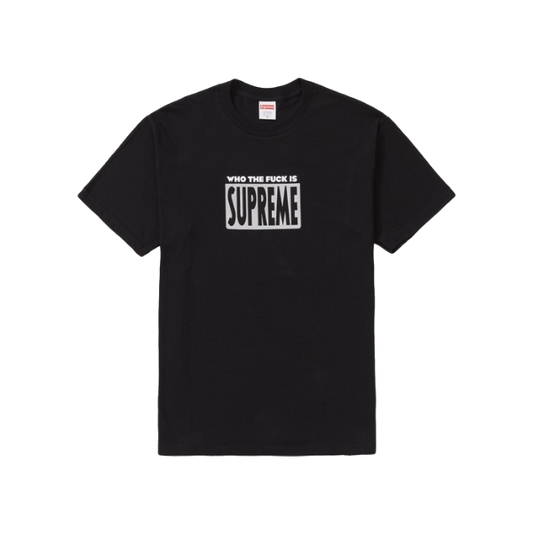 Supreme Who The Fuck Tee - Black