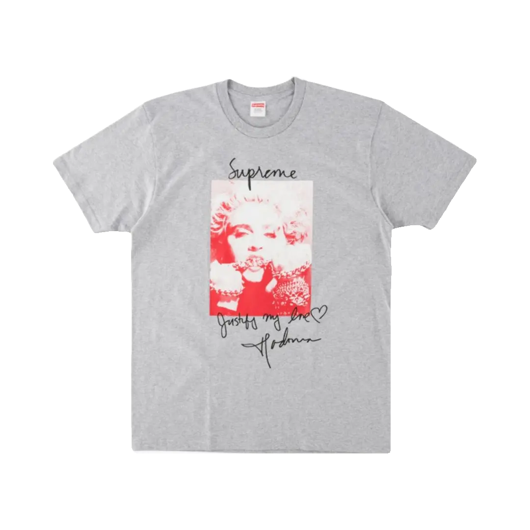Supreme Madonna Tee - Heather Grey Supreme