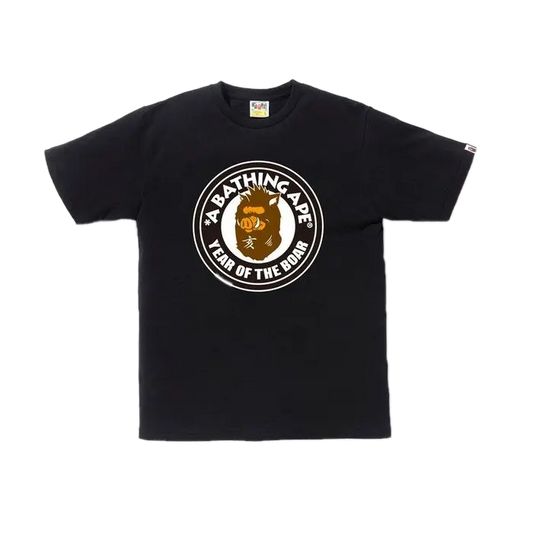 A Bathing Ape Year Of The Boar Tee - Black Bape