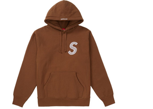 Supreme S Logo Hooded Sweatshirt (FW18) - Brown