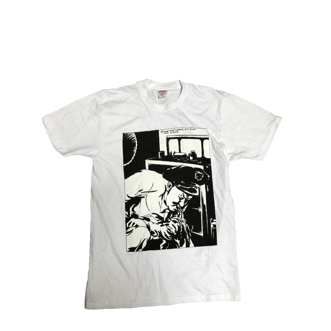 Supreme x Raymond Pettibon Blood and Sperm Tee White Grails SF