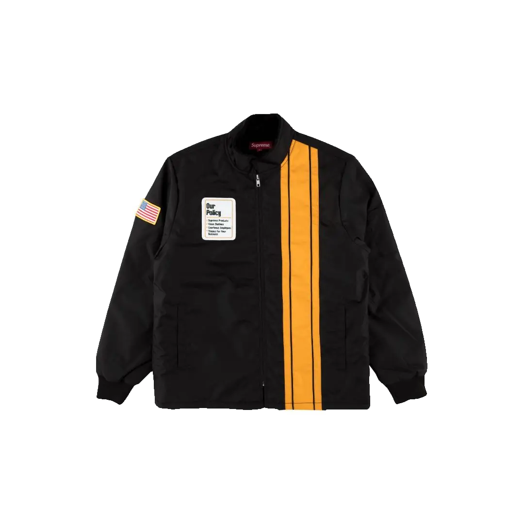 Supreme Pit Crew Jacket - Black - Used Supreme